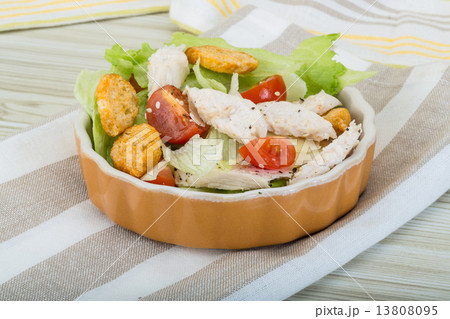Caesar salad with chicken Caesar salad with chicken 13808095