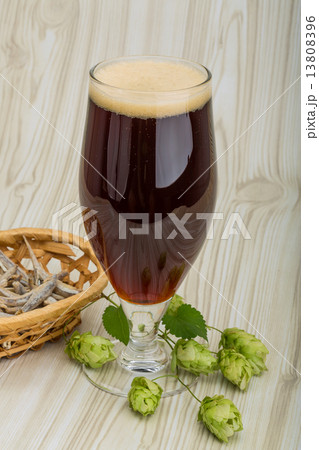 Beer with hop 13808396
