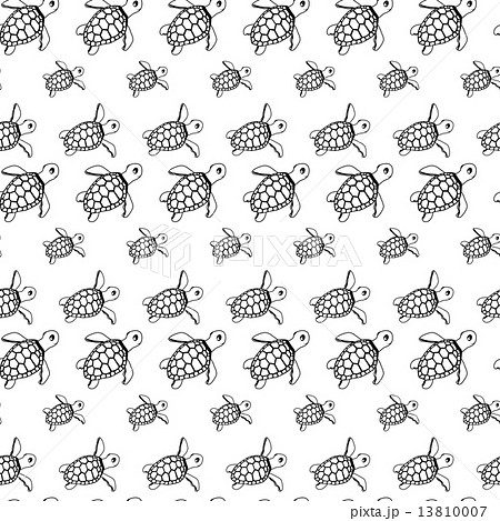Sea turtles pattern 13810007