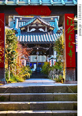 鎌倉のぼたもち寺の入り口 鎌倉のぼたもち寺の入り口 13810081