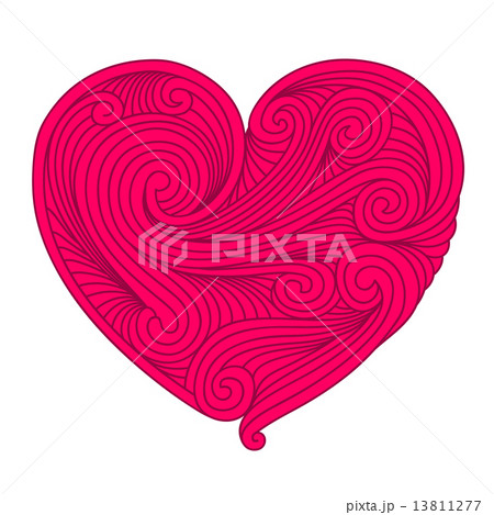 Decorative pink heart 13811277