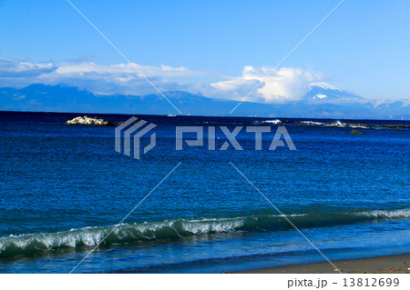 葉山一色海岸の冬 葉山一色海岸の冬 13812699