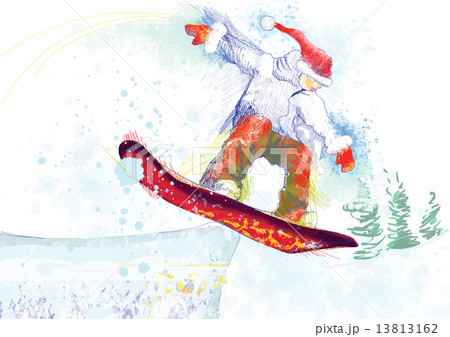 snowboarder snowboarder 13813162
