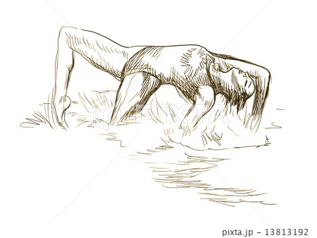 synchronized swimming 13813192