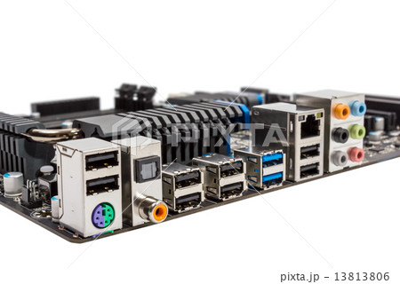 Electronic collection - Connector of computer motherboard Electronic collection - Connector of computer motherboard 13813806