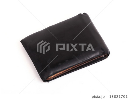 black wallet isolated on white background black wallet isolated on white background 13821701