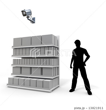 監視員/監視カメラ 13821911