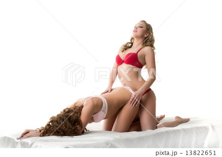 Beautiful lesbian girls making love in studio 13822651