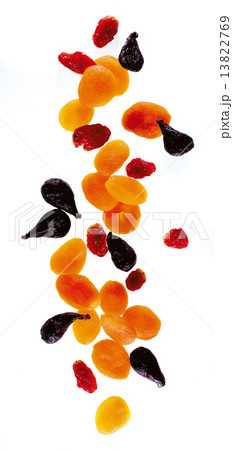 Organic dried fruits mixed 13822769