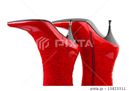 Red woman boots Red woman boots 13823311