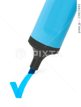Marker and check mark Marker and check mark 13823892
