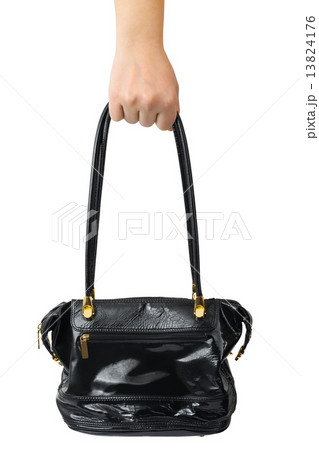 Hand with bag 13824176