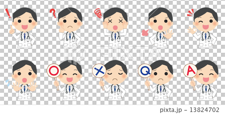 医者バリエーション 13824702