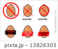 Vector Egg Free Symbols on white background 13826303
