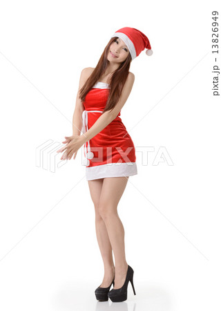 Asian Christmas girl 13826949