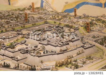 江戸時代の熊本城下 13828491