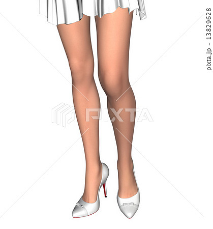 すらりとした美しい女性の脚 13829628