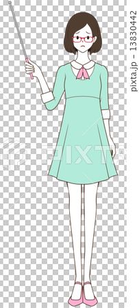 Female pointer troubled face Female pointer troubled face 13830442