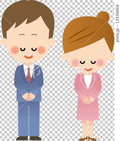 Suit Men And Women - Stock Illustration [13830669] - Pixta