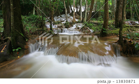 Beautiful Erawan Waterfall, Thailand 13830871