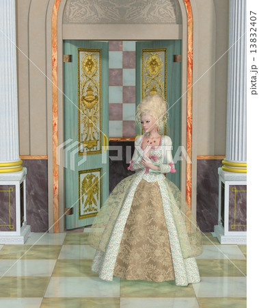 Queen Marie Antoinette in the Palace of Versailles 13832407