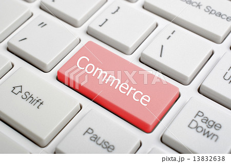 Commerce key on keyboard Commerce key on keyboard 13832638