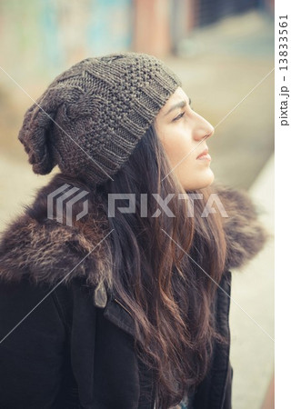 young beautiful brunette woman 13833561