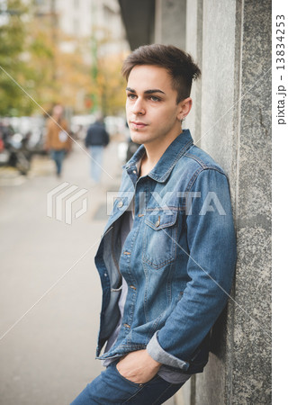 young handsome alternative dark model man young handsome alternative dark model man 13834253