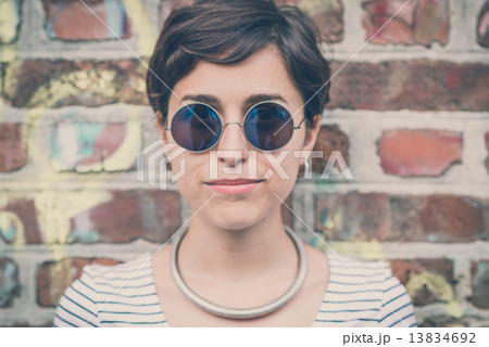 young hipster woman 13834692