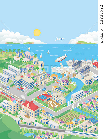 町並み 立体 町並み 立体 13835532