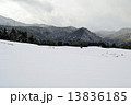 人気のない雪景色 13836185
