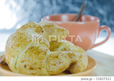 croissants on dish croissants on dish 13837321