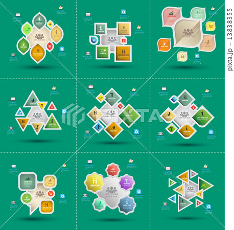 Vector infographics set. 13838355