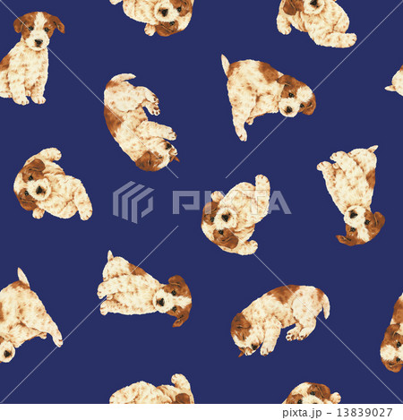 犬の背景のイラスト素材