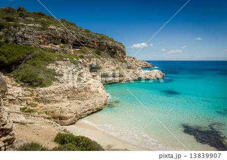 Ibiza wild sand beach Ibiza wild sand beach 13839907
