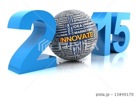 2015 business innvoation, 3d render 2015 business innvoation, 3d render 13840170