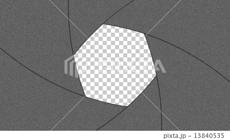 シャッター_露出_明るい砂嵐模様 13840535