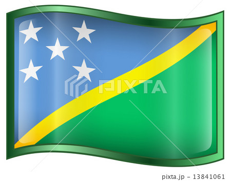 Solomon Islands Flag icon. Solomon Islands Flag icon. 13841061