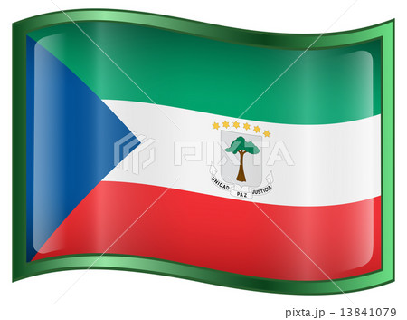Equatorial Guinea Flag icon. 13841079