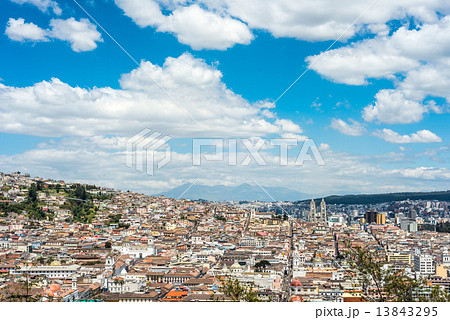 Quito is the second highest capital city in the world, Ecuador 13843295