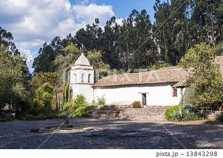 Old Spanish colonial manor house in northern Ecuador 13843298