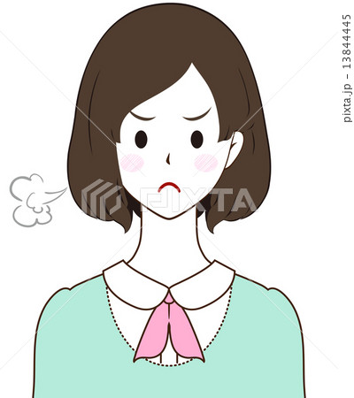 女性　鼻息 13844445