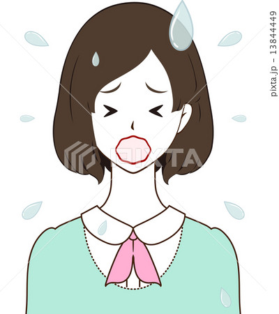 女性 焦る 女性 焦る 13844449