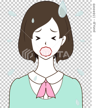 女性 焦る 女性 焦る 13844449