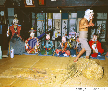 本宮市白岩・七福神舞 13844983