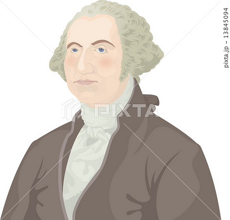 ジョージ ワシントン 大統領 アメリカ人 偉人 歴史上の人物 イラスト