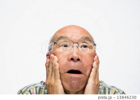 シニアの変顔 13846230