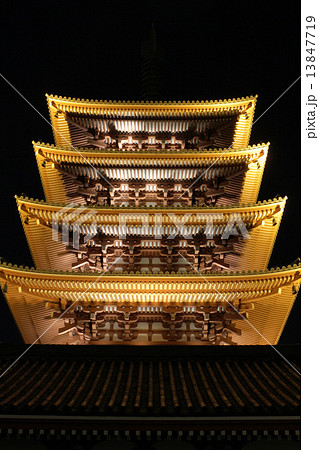 浅草寺五重塔 浅草寺五重塔 13847719