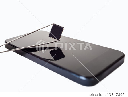 tweezers with detail and phone tweezers with detail and phone 13847802
