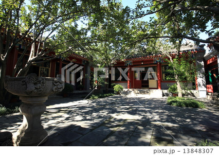 中国　北京 梅蘭芳記念館 13848307